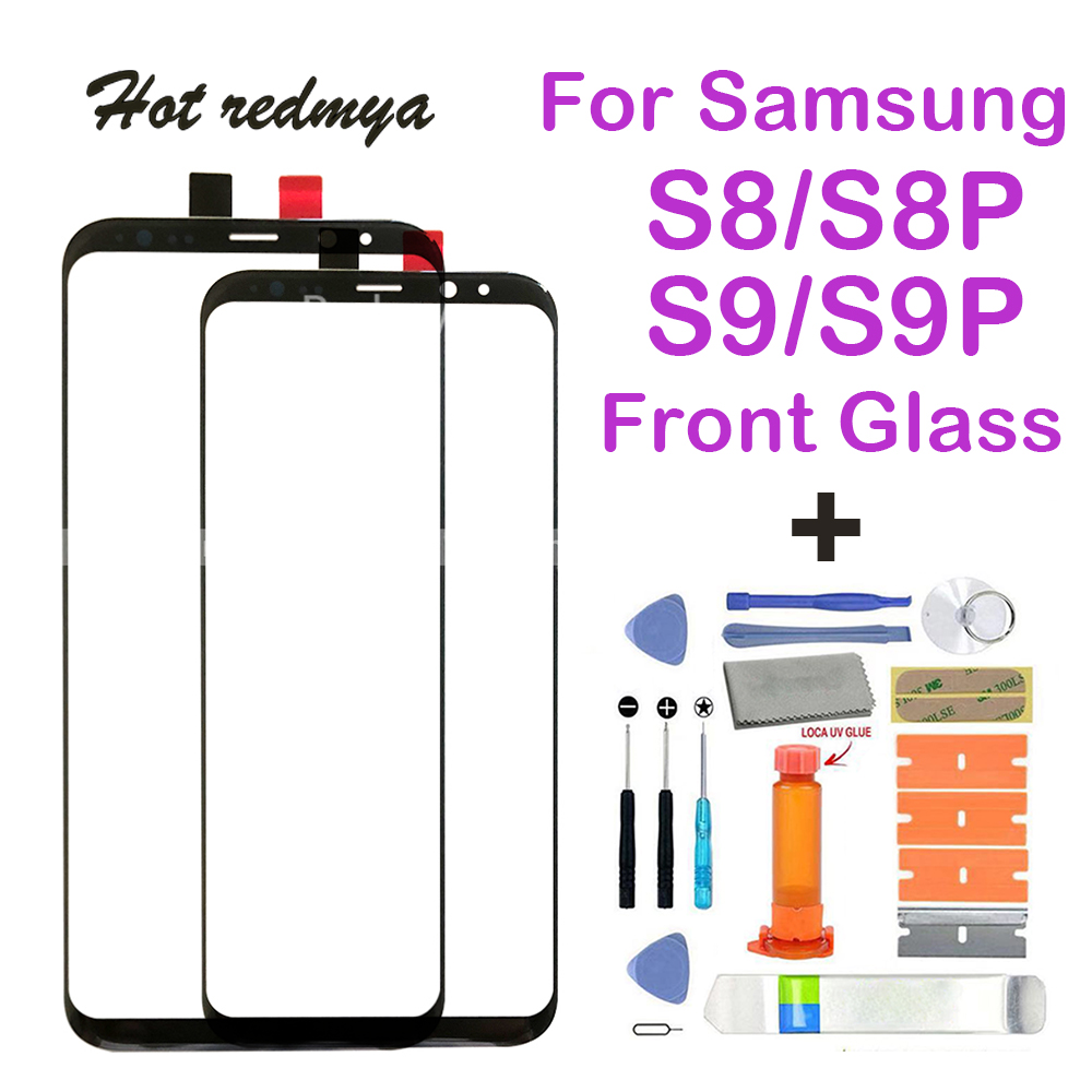 S8 voor glas vervanging Voor samsung galaxy s8 plus scherm reparatie Voor Outer Glas Lens Voor galaxy s9 plus + Tool