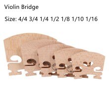 Houten Akoestische Viool Bridge Maple 4/4 3/4 1/4 1/2 1/8 1/10 1/16 Viool Brug Code Muziekinstrument Accessoires