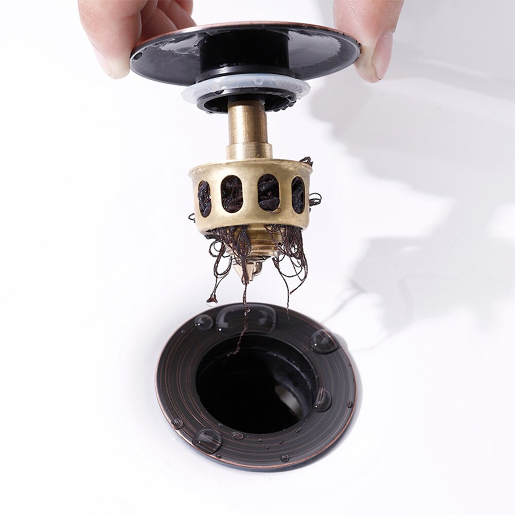 Thuis Met Zeef Installeren Overloop Stopper Voor Badkamer Accessoires Wastafel Haar Catcher Bounce Soort Gootsteen Keuken