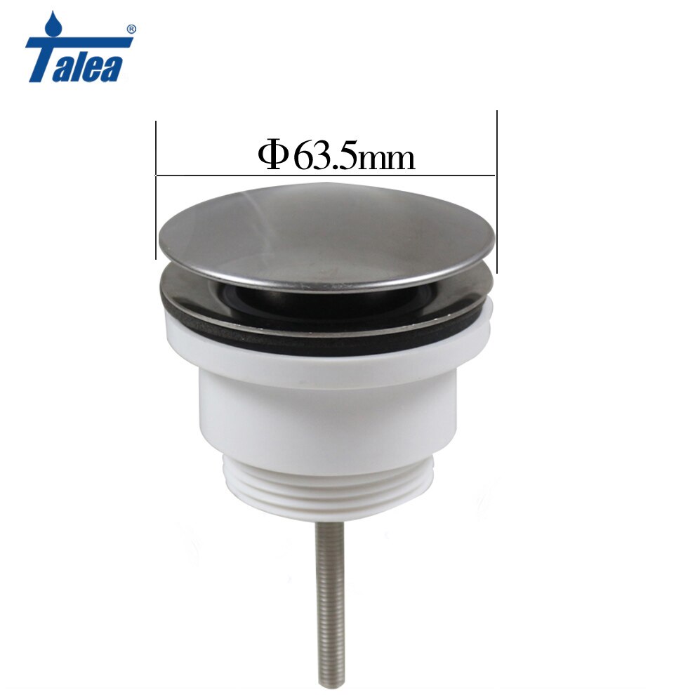 Talea 63.5mm Basin sink Drain strainer Plug Sink Strainer Water Drain Plug Sink Stopper Filter Hair Catcher Drainage Accessories