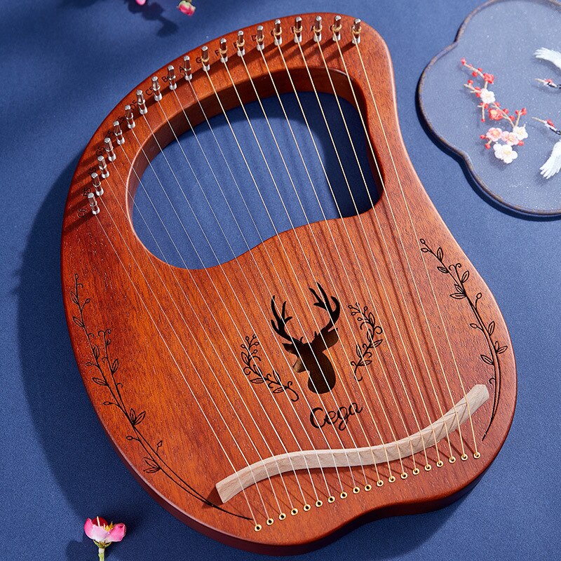 16-string harp portable lyre19-string small lyre portable instrument for beginners: 8 19