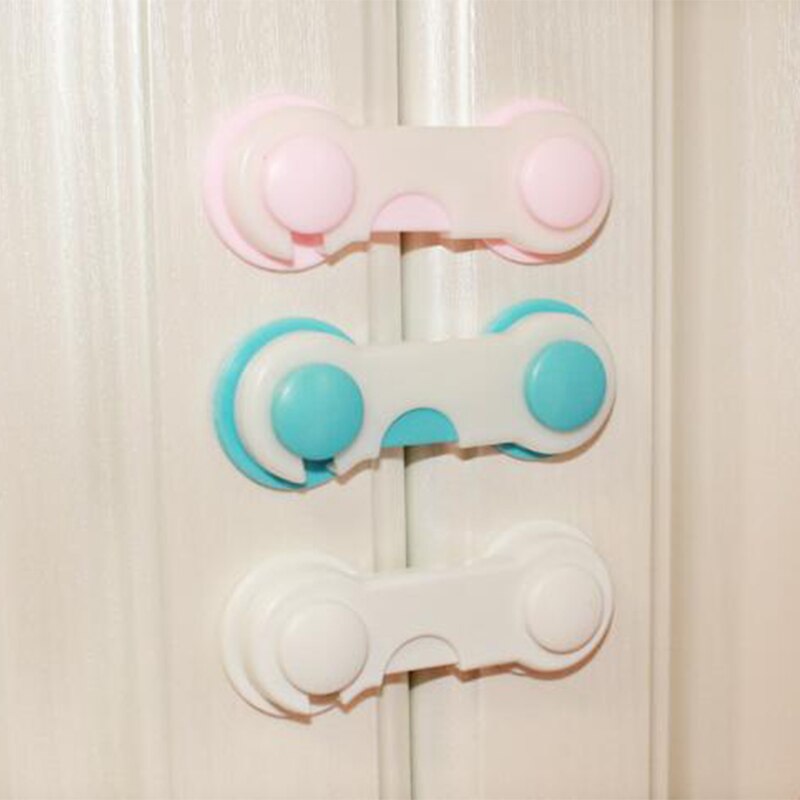 5 pcs Baby Drawer Lock Children Security Protection Cabinet Locks Straps Toddler Child Safety Equipment Lock Refrigerator Closet