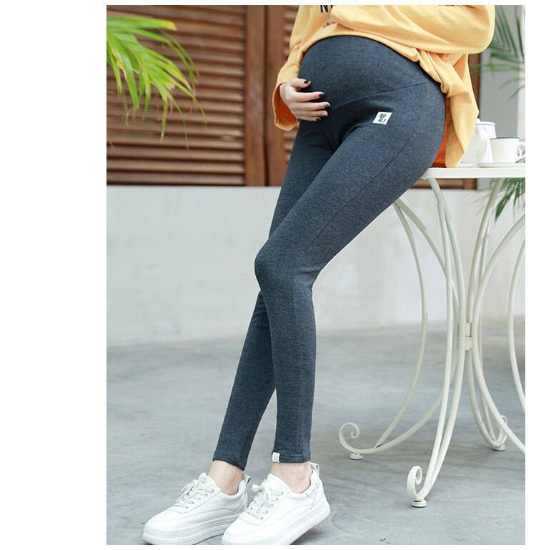hipsters maternity dresses pregnant women nine points stomach lift leggings XL pregnant women trousers