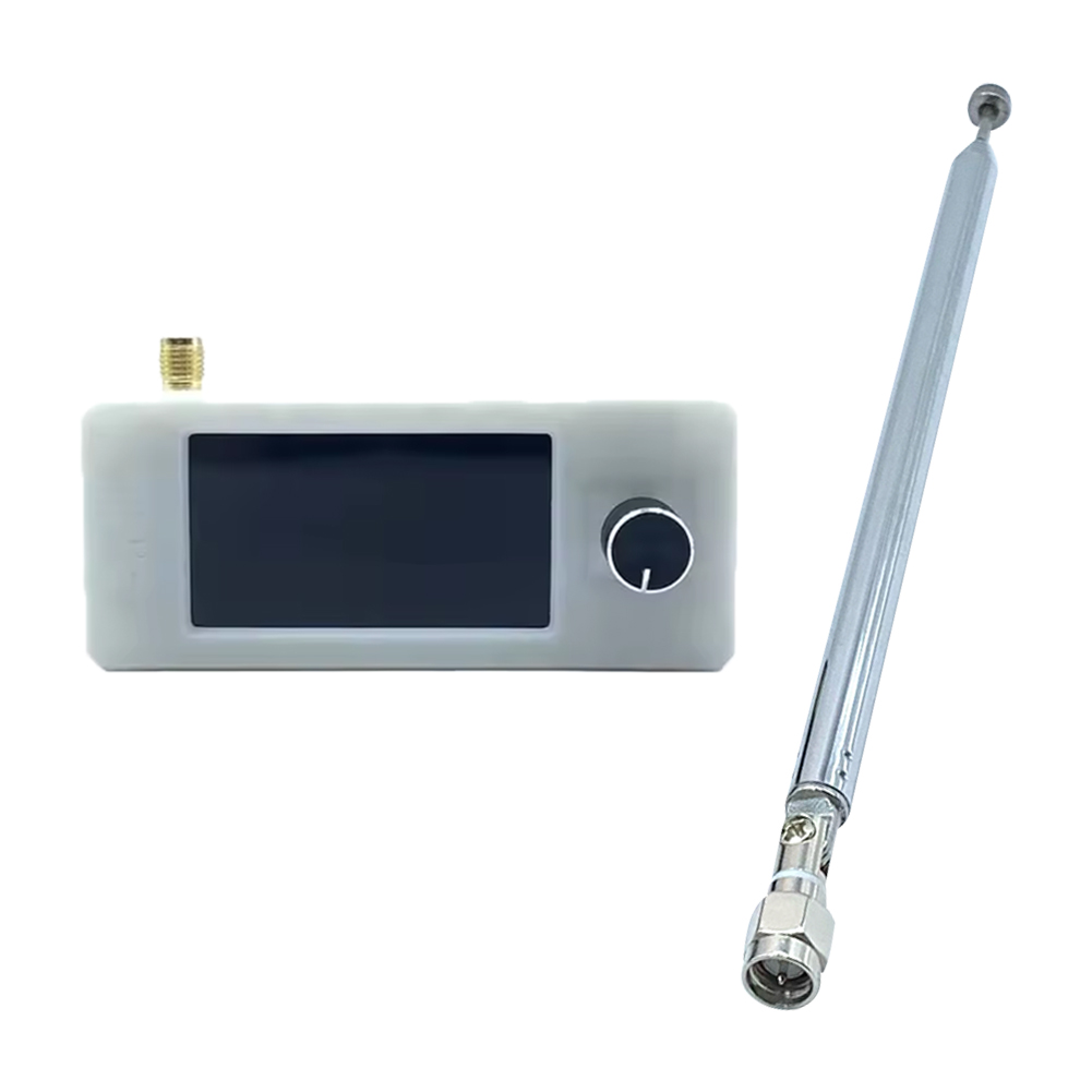 SI4732 Bærbar Radio Mottaker - 0.5-108MHz HF SW MW VHF LSB USB AM FM - Oppladbart Batteri: Sølv