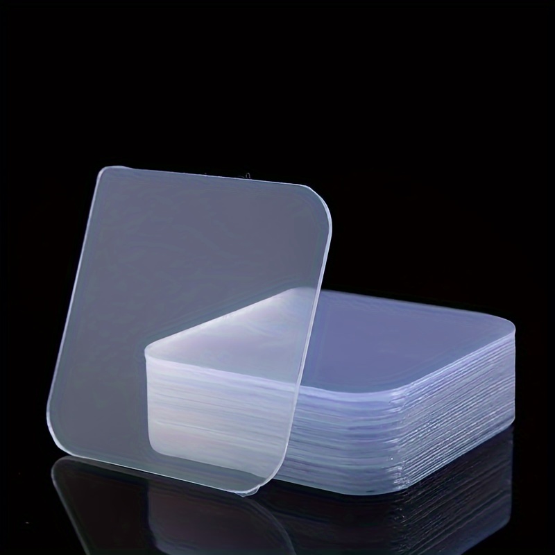 40 pezzi/50 pezzi 6 cm * 6 cm Nastro biadesivo resistente: appendere immagini e tappeti Senza sforzo, rimovibili e riparazioni domestiche: Viola