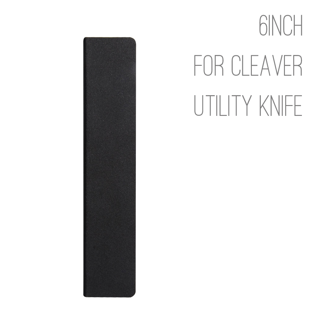 Universal chefs knivseggsskydd (220mm)  verktygsknivar fodral bladskydd pp lock med flanell: 6 tum