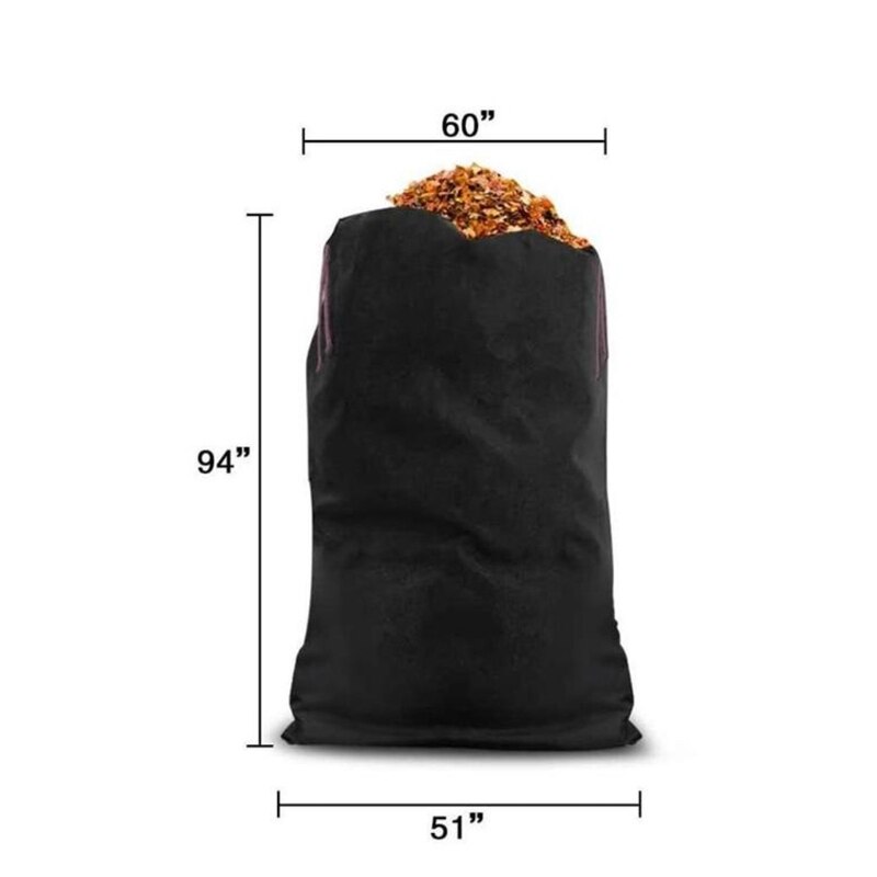 Lawn Garden Bags,Lawn Tractor Leaf Bag 420D 54 cu. ft. Durable with Double Sided N1HF