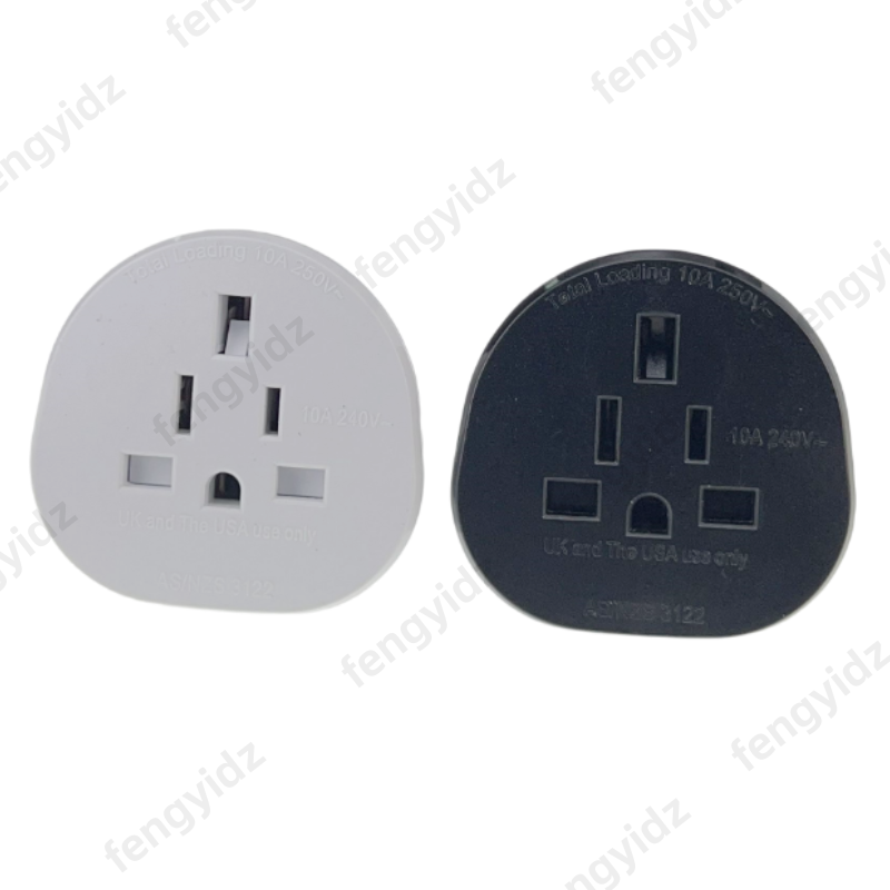 Adaptateur de prise d'alimentation universel AU NZ à 3 broches, prise de voyage de nouvelle-zélande et australienne, convertisseur de prise US/UK/EU vers AU/NZ