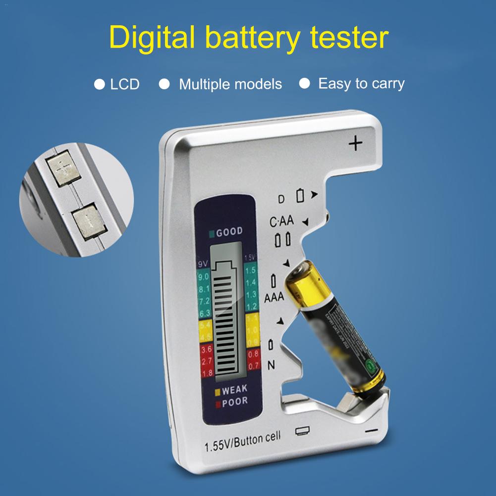 Universale A CRISTALLI LIQUIDI Digital Battery Tester Checker