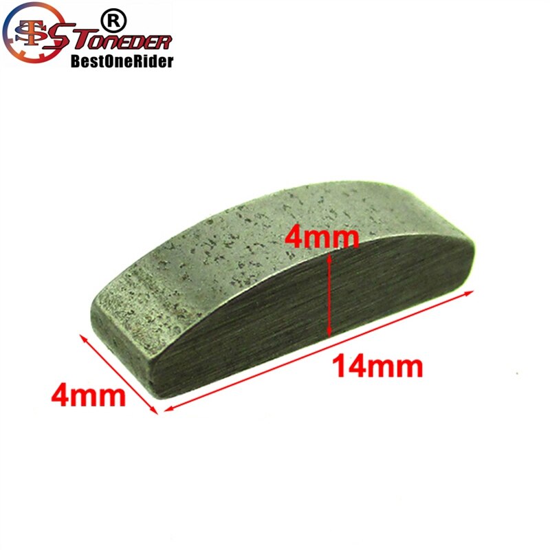 STONEDER Woodruff Key For Chinese GY6 125 150cc Scooter Moped ATV 152QMI 157QMJ Jonway JMSTAR Roketa Sunl Tank Peach Taotao