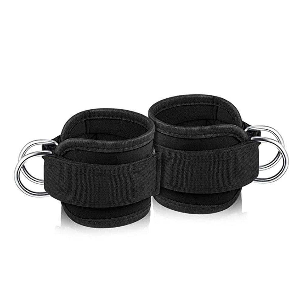 1pair Loop D Buckle Ankle Strap Ankle Straps Fitness Bands Cuffs Neoprene For Cable Machines Resistance Padded Leg Work J6T4