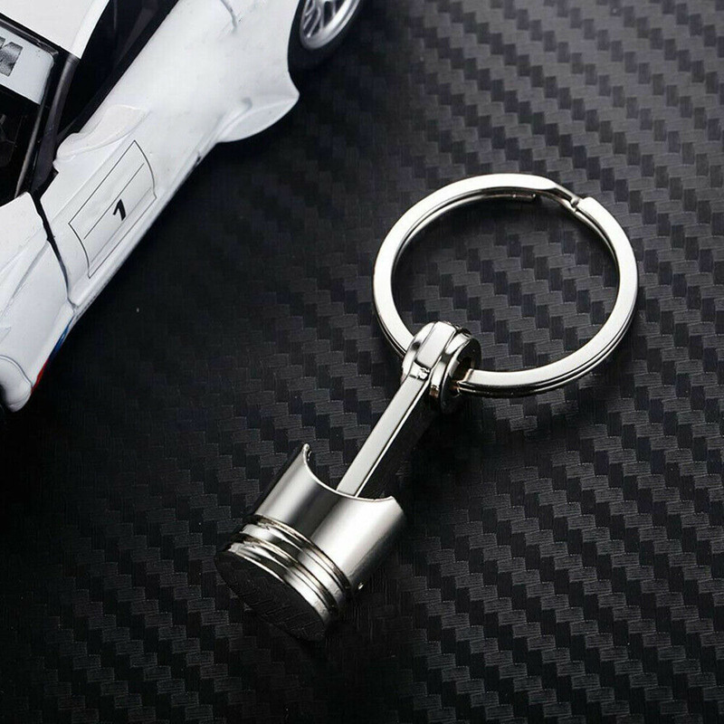 Porte-clés de Style Piston de moteur de voiture, modèle de Piston en métal , pendentif, accessoires de décoration de voiture