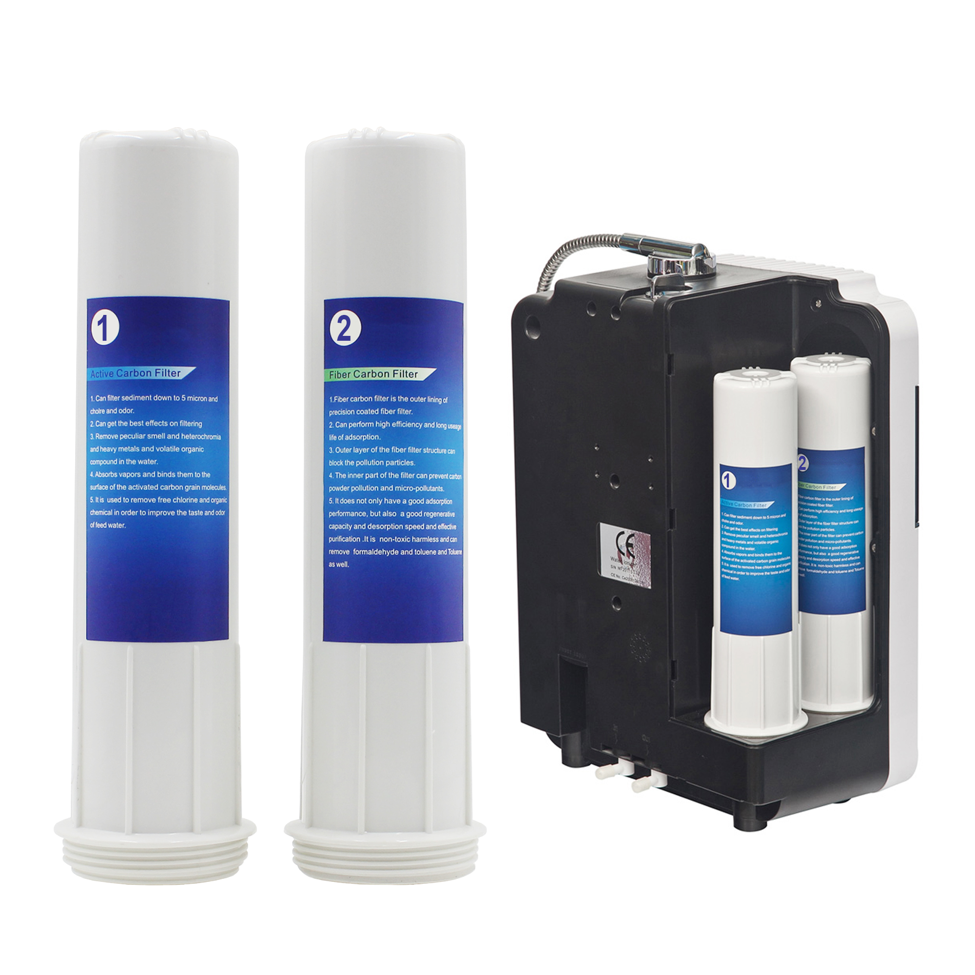 Replacement Internal Fiber/Active Carbon Filter For 929/959 Alkaline Water Ionizer Purifier Machine Only
