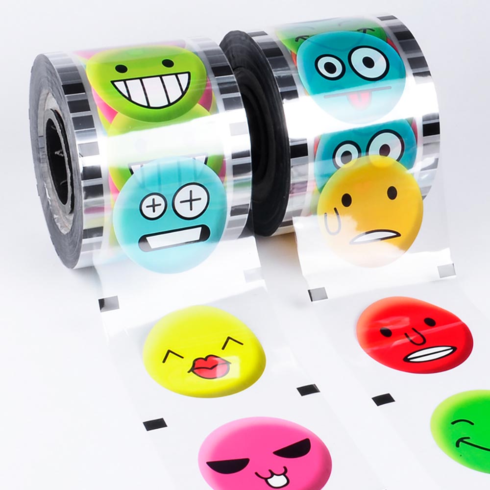 3000Pcs Milk Sealing Film Tea Cup Seal Film Roll Bubble Boba Tea Sealing Printing Healthy Material for Plastic Cups