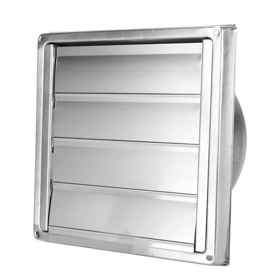 150Mm Rvs Air Vent Duct Grill Vierkante Luchtuitlaat Extractor Ventilatie Cover Air Vent