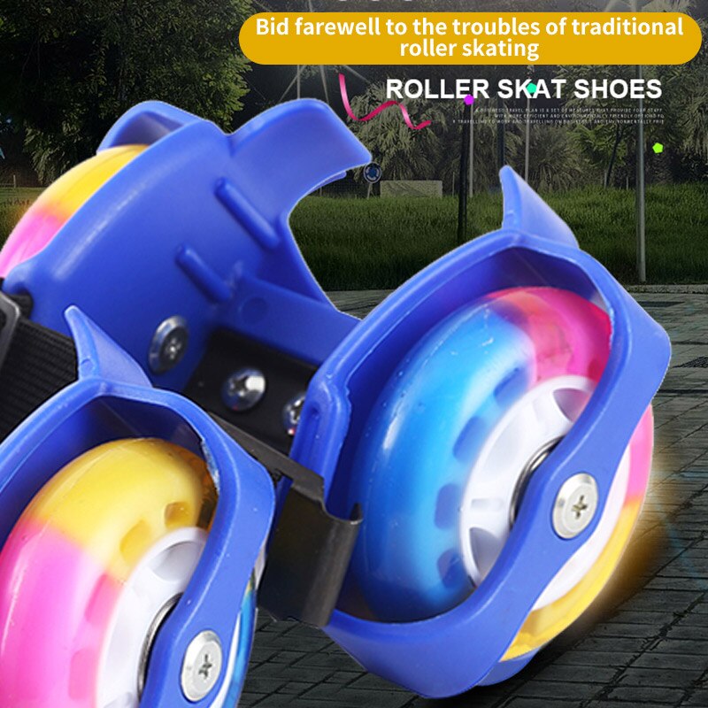 freundlicher Ferse Rad Rollschuh Schuhe Räder Sport Bunte LED Blinkt Kleine Wirbelwind Rolle freundlicher Blinklicht Räder