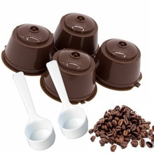 Hervulbare Capsules Voor Nescafe Dolce Gusto Koffie Capsules Herbruikbare Filter Met Lepel Borstel Koffie Pods Manden Pod Zachte