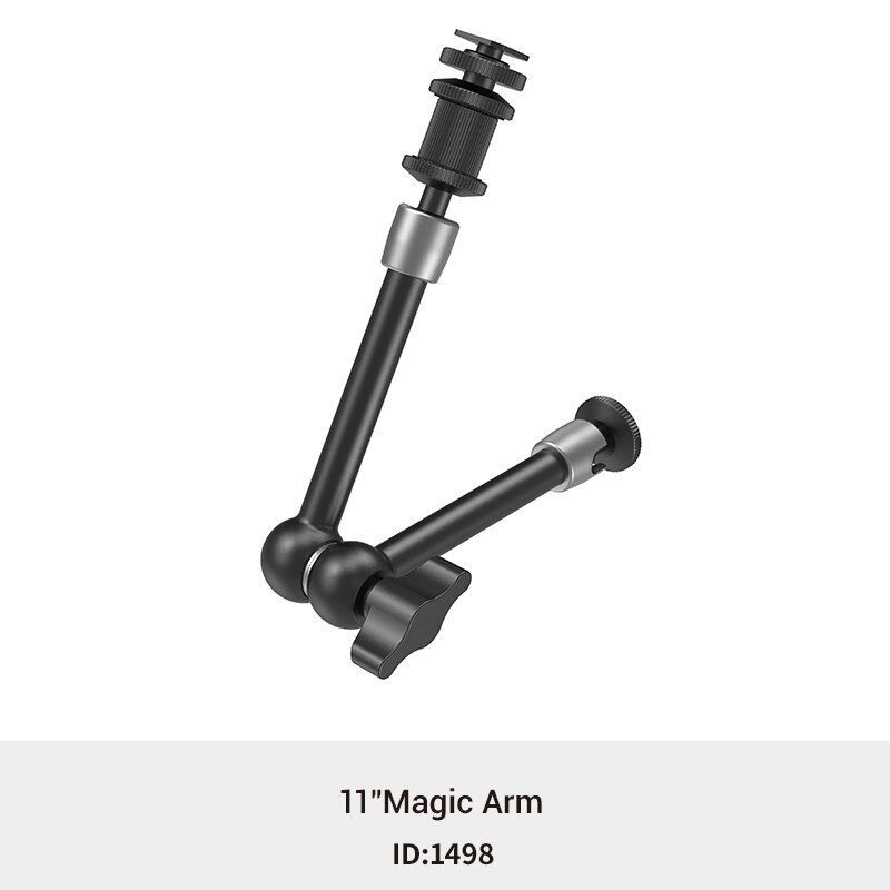 Smallrig Instelbare Wrijving Scharnierende Magic Arm 7 &quot;/11&quot; Lange Met Koud Schoen Mount &amp; Standaard 1/4 &quot;-20 Schroefdraad Adapter: 11 inch Arm