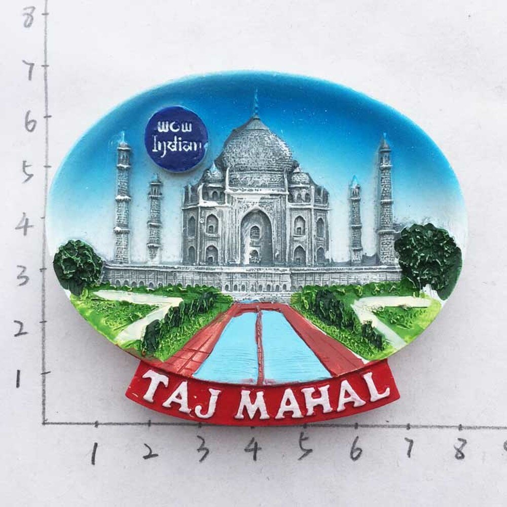Babelemi Hars 3D India Taj Mahal Koelkast Magneten Magneet Souvenirs Home Decor