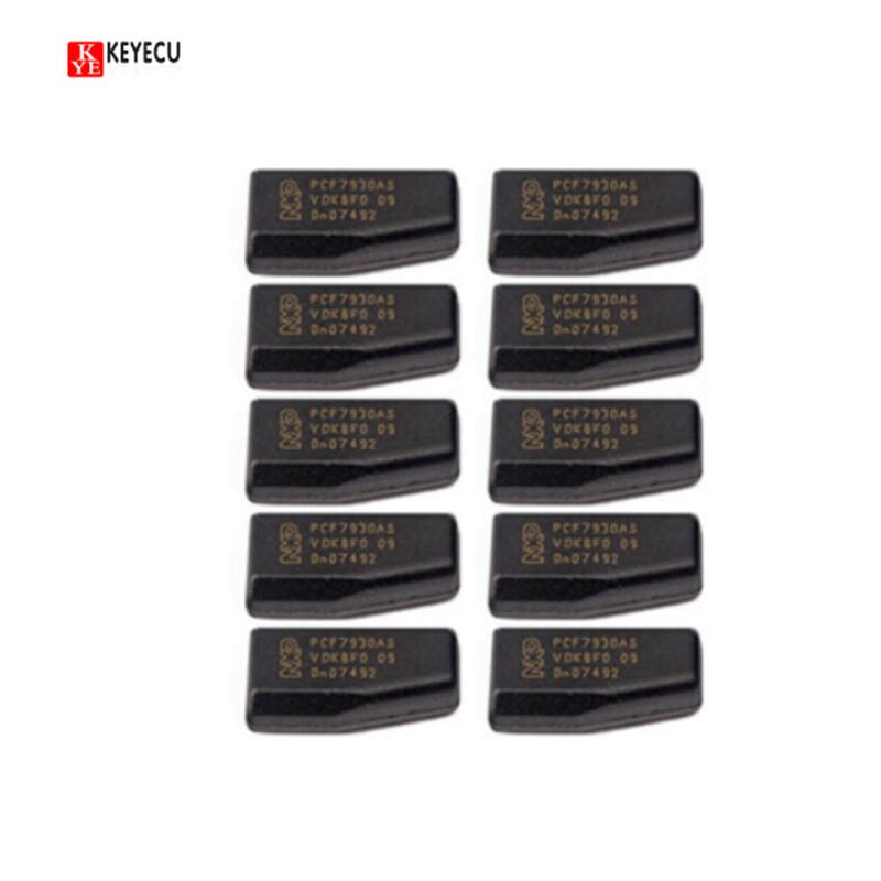 Keyecu 10 Pcs PCF7930AS ID73 Transponder Chip