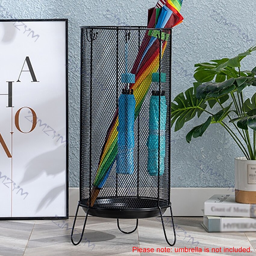 Simple Modern Umbrella Stand Holder with Hooks Hou... – Grandado