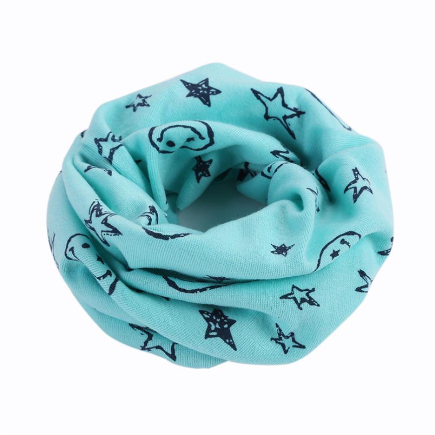 Neugeborenen Mehrfarbige freundlicher Warme Baumwolle Schal Jungen Mädchen Schal Schal Winter Halstuch Baby Zubehör Baby Lätzchen: Blau