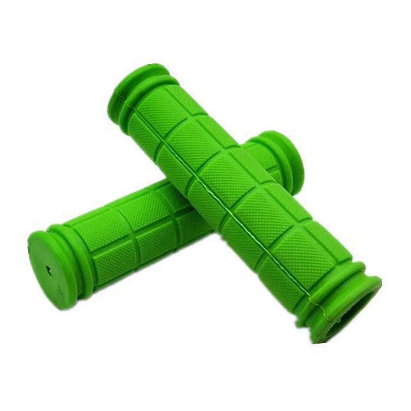 Rubber Bike Handlebar Grips Cover BMX MTB Mountain Bicycle Handles Anti-skid Bicycles Bar Grips Fixed Gear Bicycle Parts: green