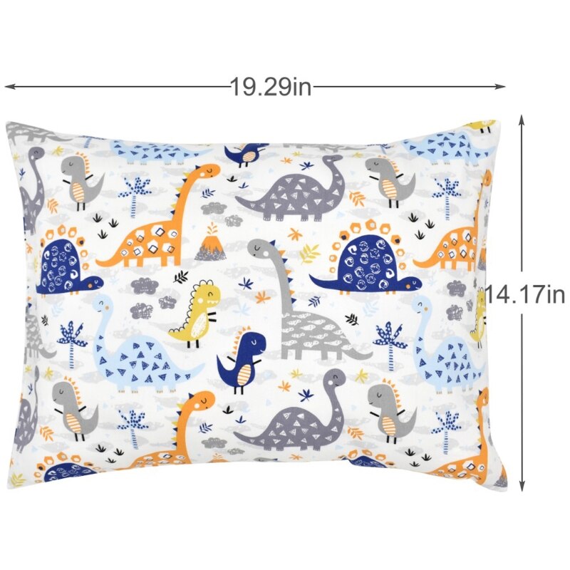 Enveloppe de taie d&#39;oreiller en coton pour enfants, housse de coussin pour bébé, douce et respirante, pour 13x18 pouces, 14x19 pouces, 12x16 pouces