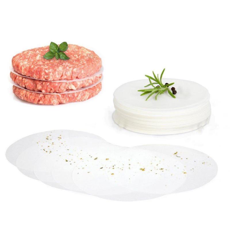 500 Uds 10cm 11cm redondo papel de hornear circular pergamino papel Liner barbacoa horno hamburguesa papel torta antiadherente herramienta para hornear
