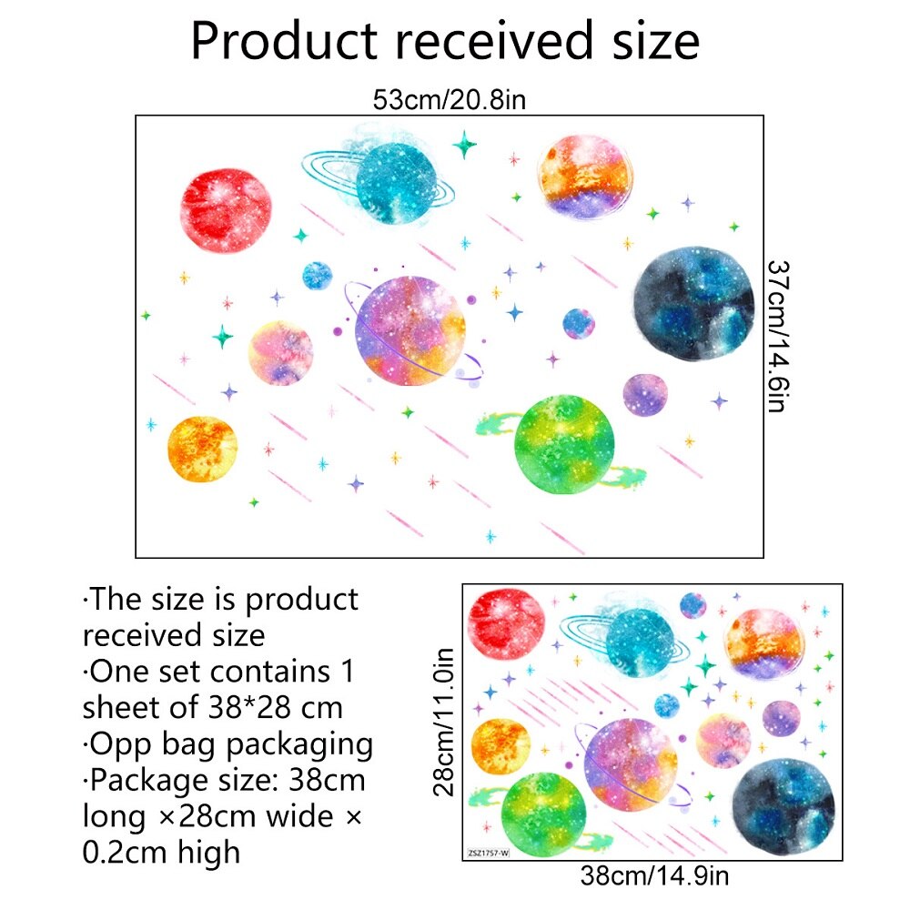 Calcomanías Luminosas Para Decoración De Pared Del... - Grandado