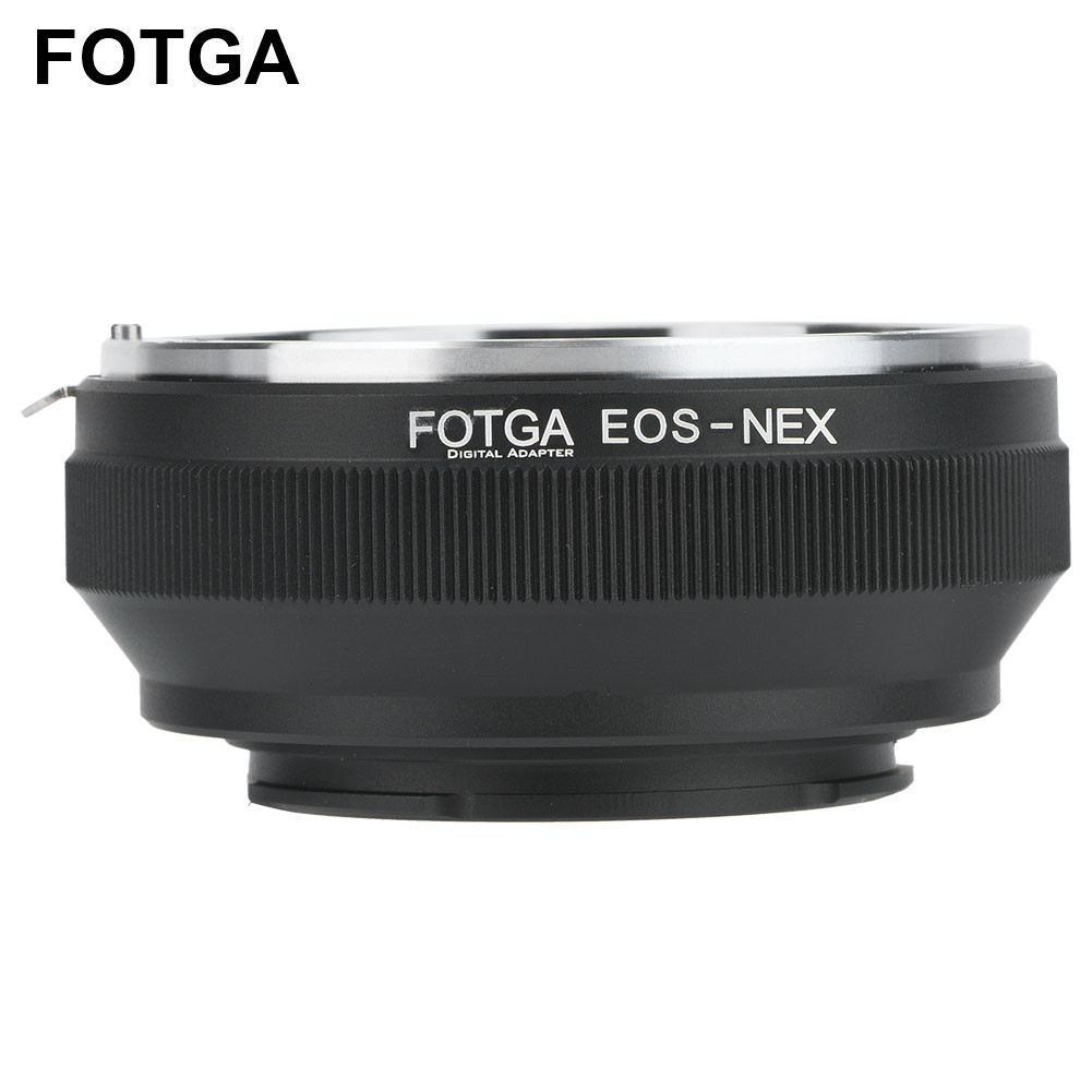 Anel adaptador fotga para câmera, para canon eos ef lente para sony e mount NEX-3 NEX-7 6 5n a7r ii iii a6300 a6500