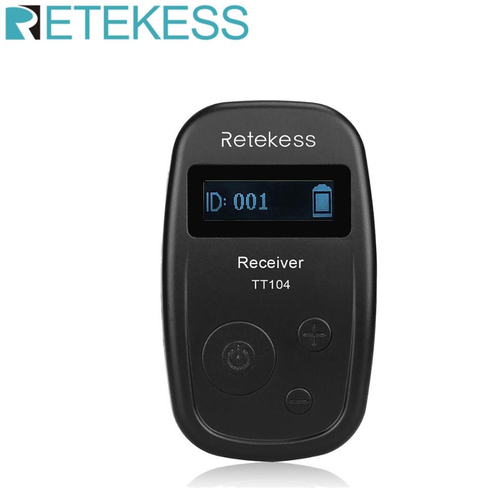 Retekess TA007 TV Hoofdtelefoon, 2.4G-Zenderlaadstation, Geen Audiovertraging, 60 m Afstand in een Open Ruimte, Draadloze Verbinding, voor Thuis