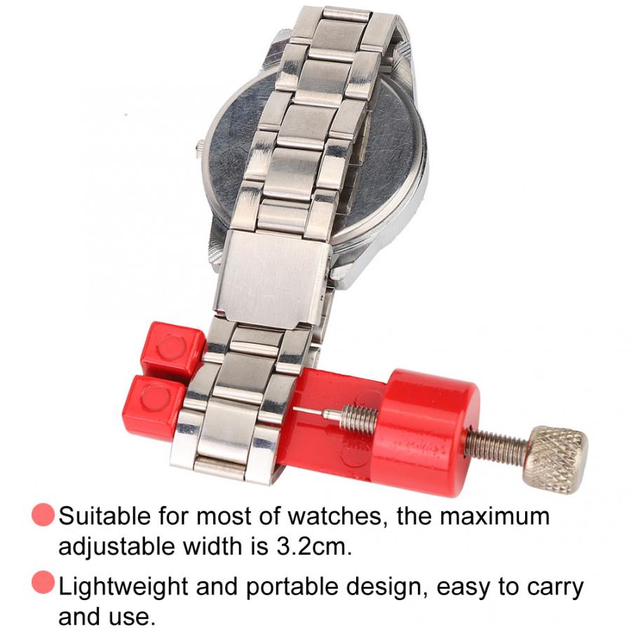 Horlogeband band afsteller verwijderaar schakelpennen reparatie horlogemaker gereedschap horloge gereedschap voor horlogemaker l