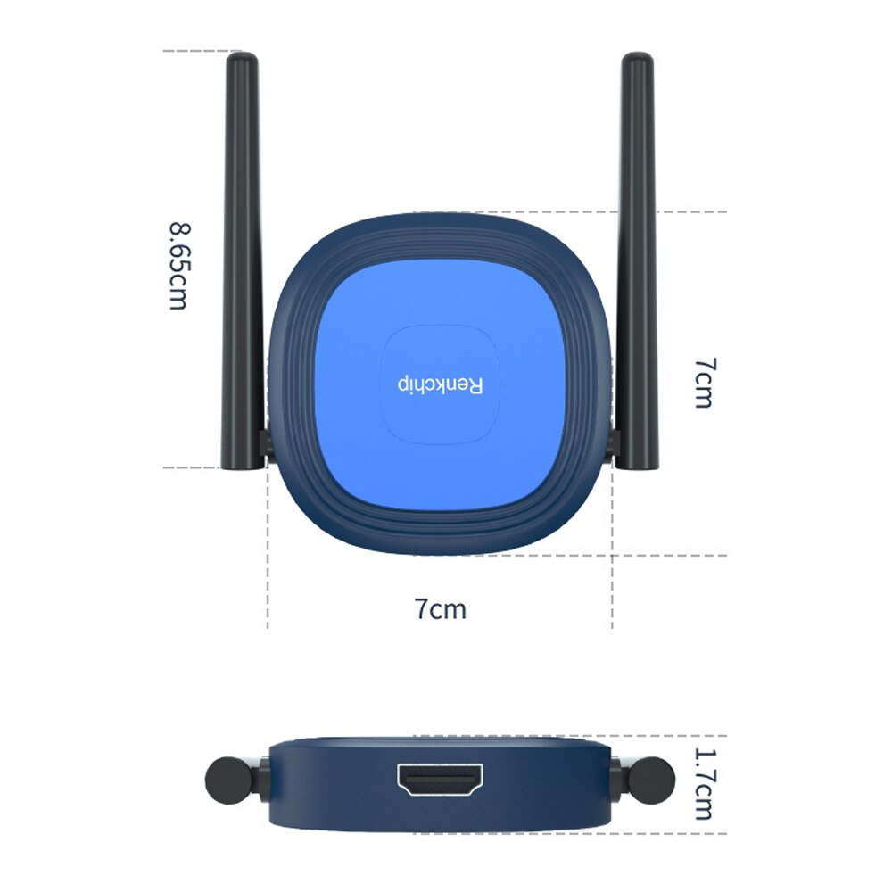 Wireless Screen Mirroring Device 5G 2.4G Dual Band Stable High Speed Transmission Miracast Box 4K HD Image Support DLNA