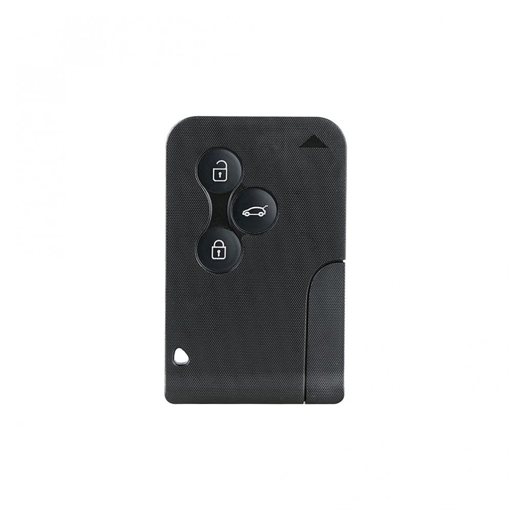 3 Buttons Durable Black Keyless Entry Replacement Key Remote Fob Card Shell Case for Renault Clio Renault Megane