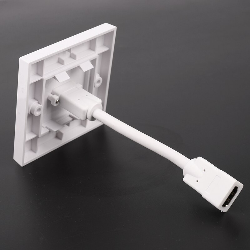 Uk Socket Port Hd Hdmi Wall Panel British With Short Cable Video Plug Charger Electrical Socket