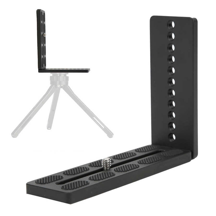 Plaque de dégagement rapide en forme de L pour appareil photo universel en métal