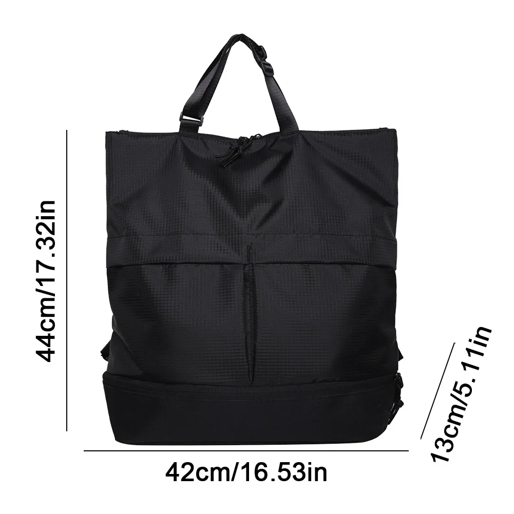 Große Kapazität Männer Rucksack Nylon wasserdichte Sporttasche für Frauen Reise Rucksack Trend Schult aschen Rucksack Freizeit Handtasche: Beige