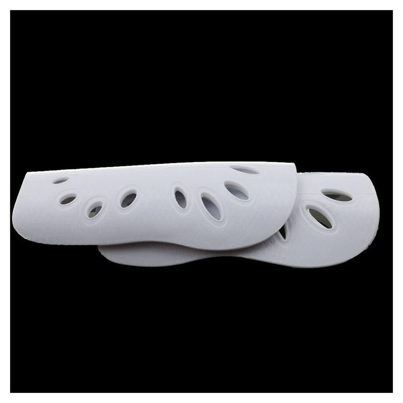 1 paar Voetbal Scheenbeschermers Basketbal Scheenbeschermers Protector voor Kids Volwassenen-Wit, 16.3x11 cm/6.4x4.3 inch