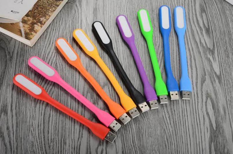 USB LED Book Light Flexible Foldable LED USB Reading Lamp DC 5V Nightlight For Power Bank Computer Notebook Laptop