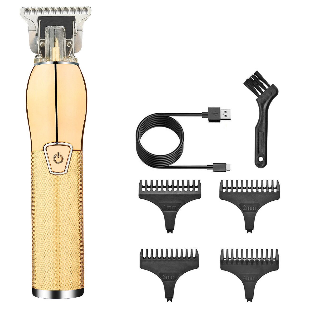 WAHFOX Hair Cutting Machine Cordless Barber Hair Clippers For Men Rechargeable Beard Trimmers Electric Haircut: Standard