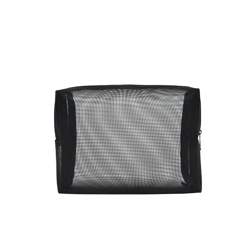 1 Stuks Vrouwelijke Make-up Tasje Draagbare Kleine Grote Toilettas Beauty Case Vrouwen Mesh Cosmetische Tas Reizen Opslag Make-up Tas Organizer