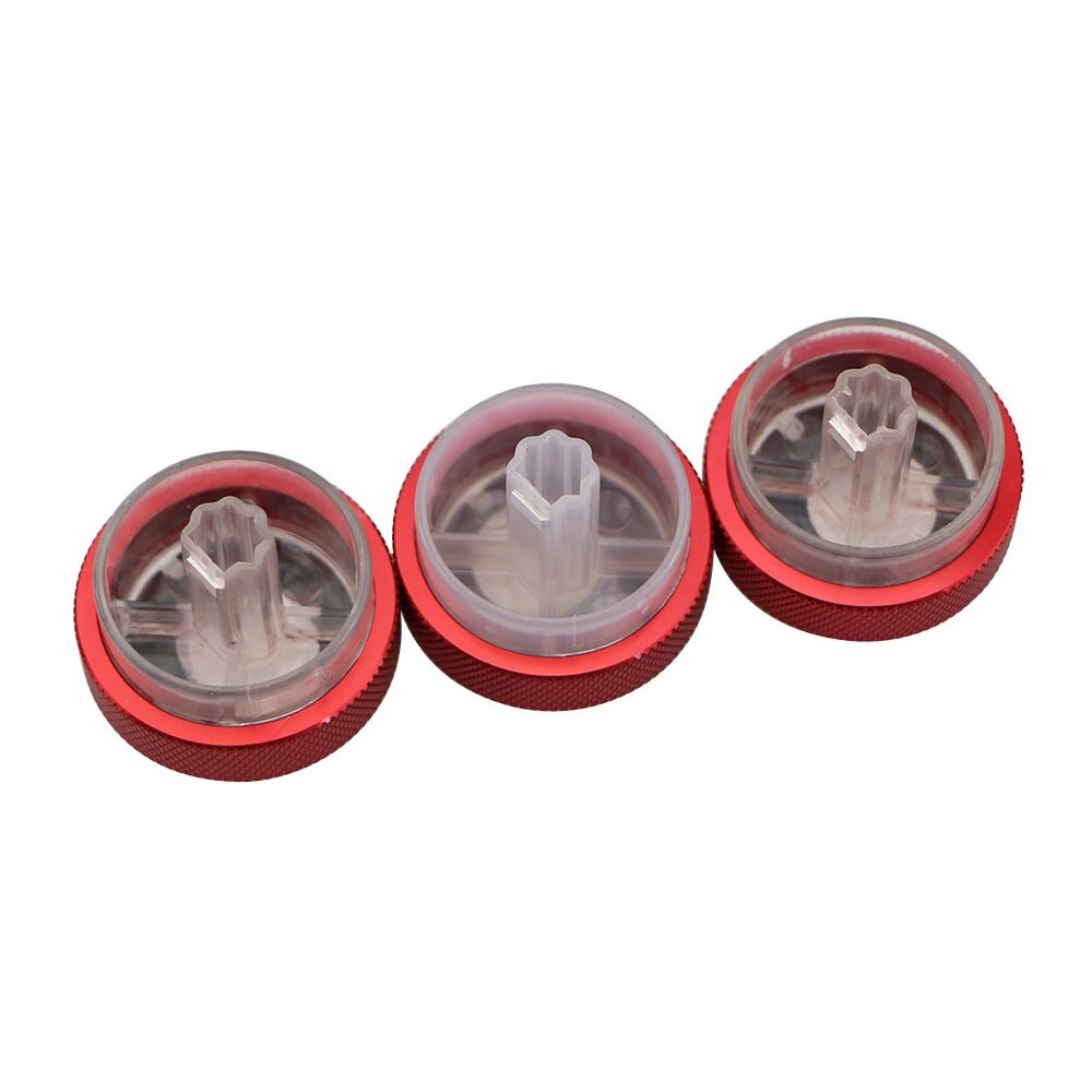 3 Pieces/Set Refit for Ford Focus 2 MK2 Focus 3 MK3 Mondeo AC Knob Car Air Conditioning Heat Control Switch Knob for Focus: Red