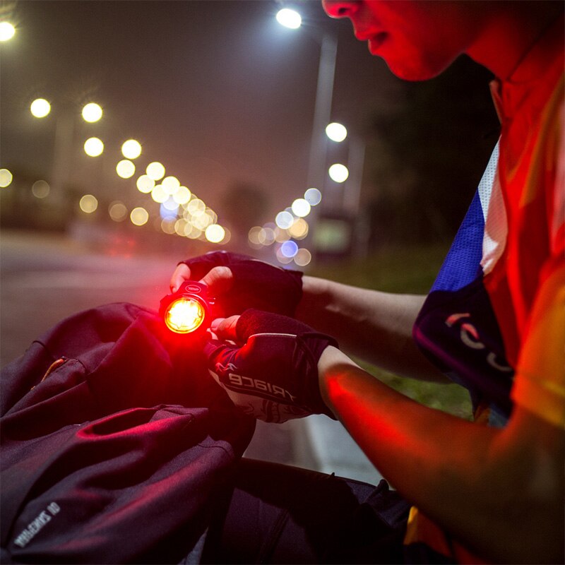 Rem Waarschuwing Fiets Achterlicht Usb Oplaadbare Fiets Led Flash Achterlicht Voor Fiets Afneembare Waterdichte Achterlicht