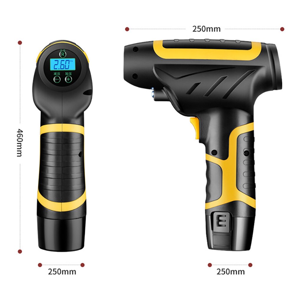 Rechargeable Cordless Intelligent Digital Car Tire Air Inflator Air Hawk Pro Automatic Cordless Tire Inflator