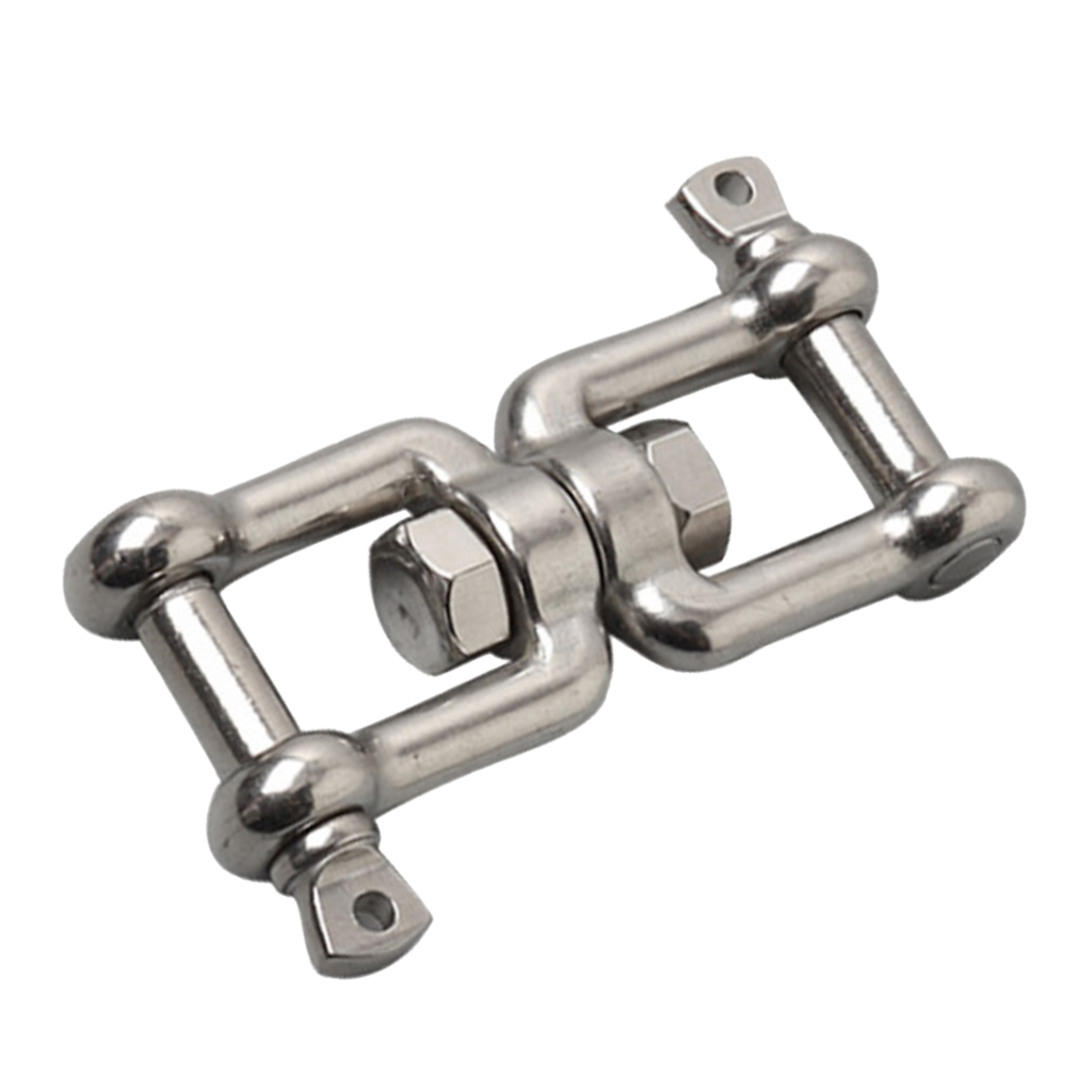 Boat Jaw Anchor Chain Swivel Connector Shackle - 316 Stainless Steel - 8mm/10mm/12mm: 8mm
