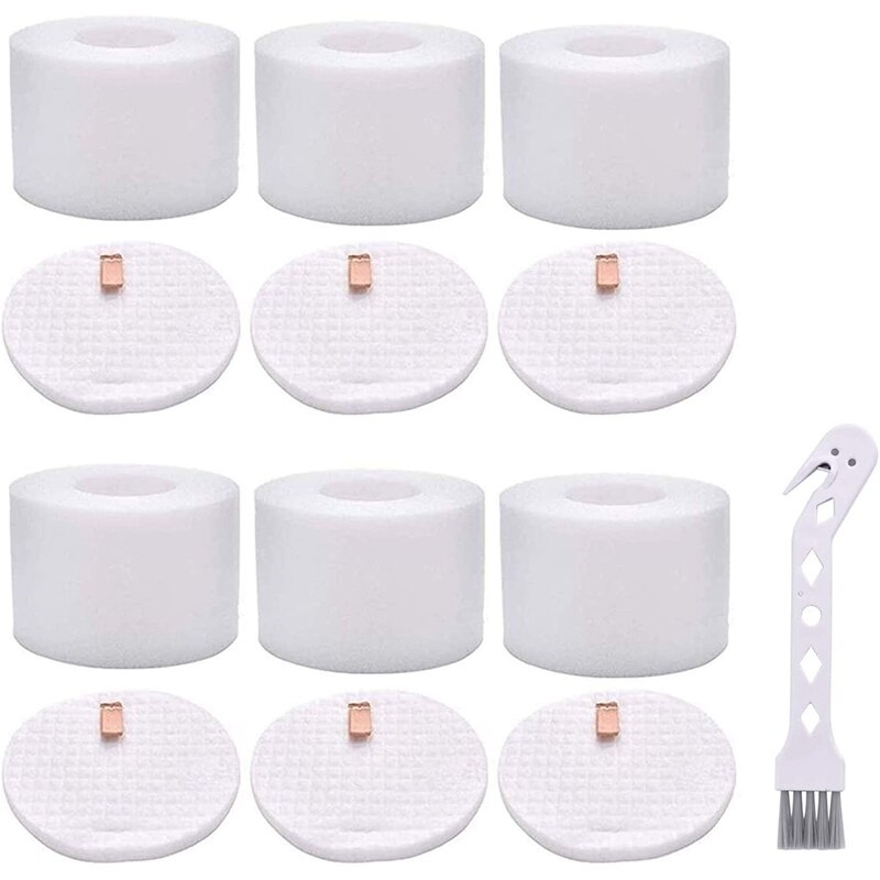Filtre de rechange pour aspirateur vertical requin adapté pour requin NV601/NV680/NV700 ensemble de pièces de rechange pour aspirateur filtres 6 paquets: Default Title