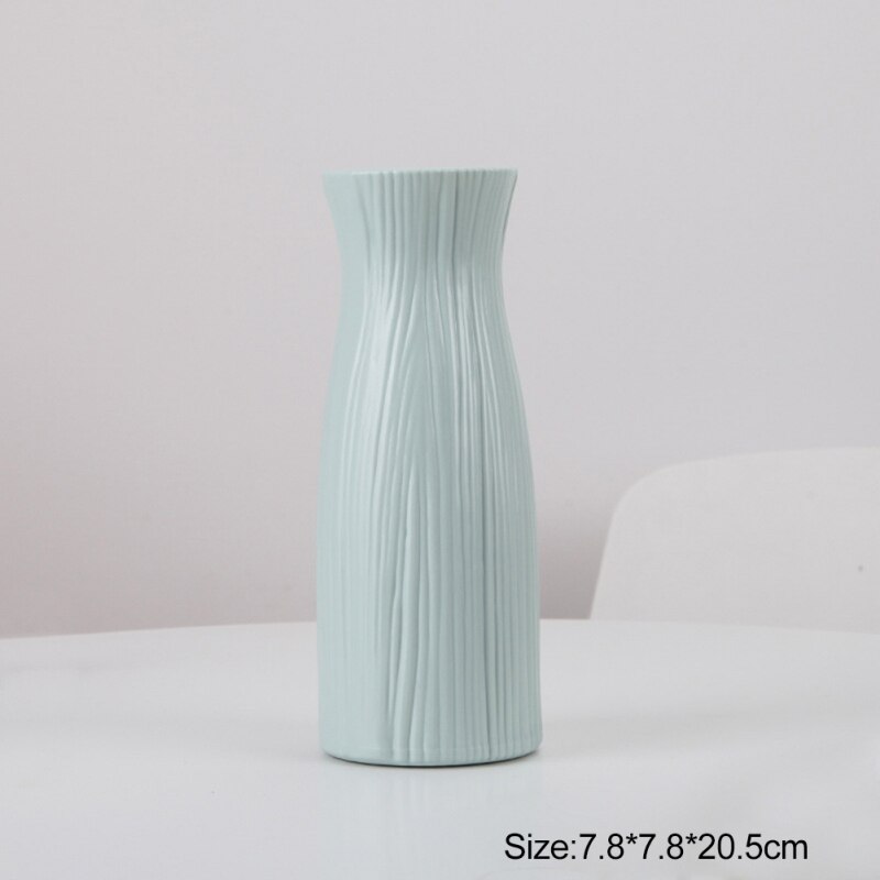 Vaas Moderne Minimalistische Wit Roze Grijs Ornamenten Bloemenvaas Arrangeur Thuis Vazen Mand Bloem Decoratie Vazen: A