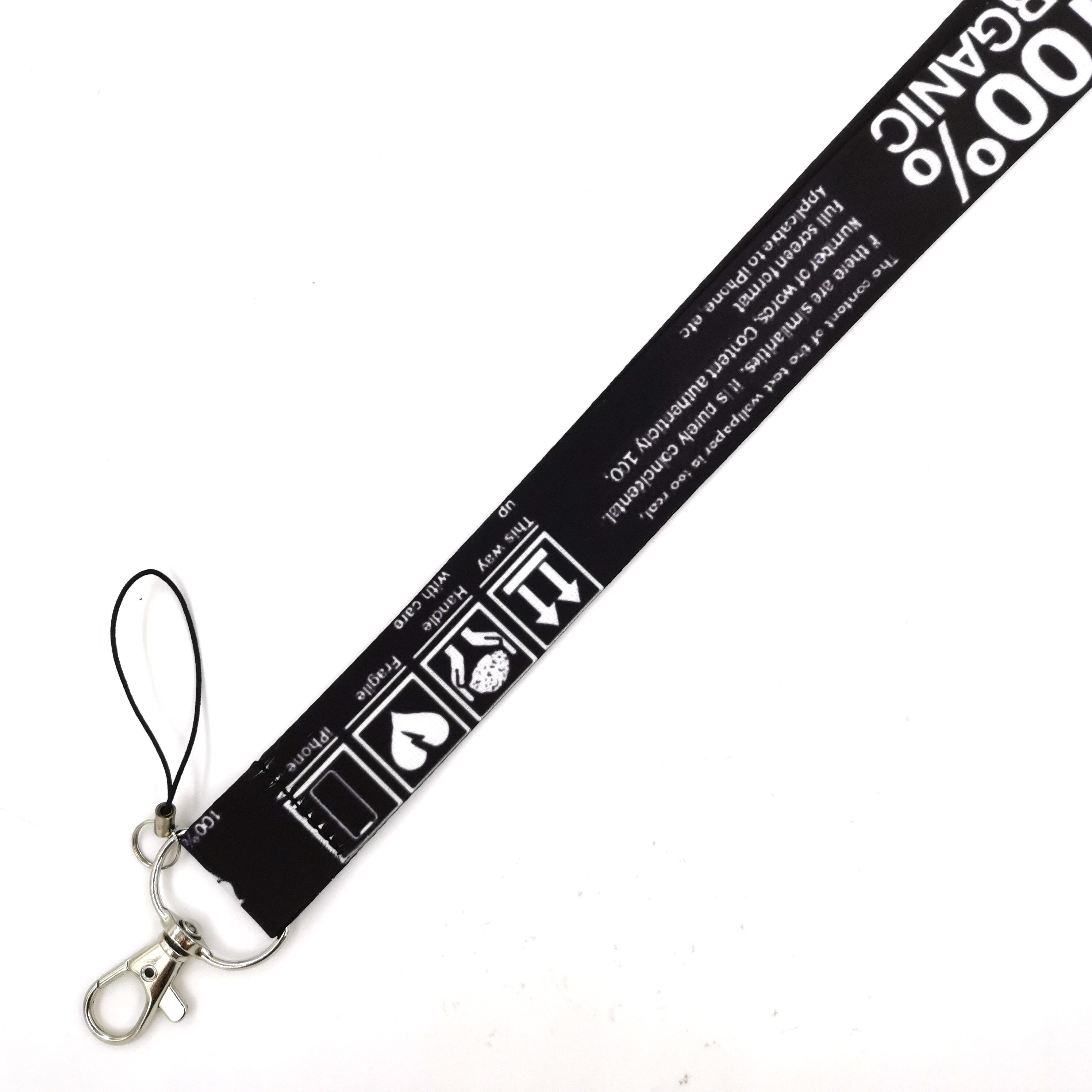 Warnung Zeichen Kühle Lanyards Keychain Für Schlüssel Ich würde Abzeichen Halfter Schlüsselring praktisch Zubehör DIY Hängen Seil