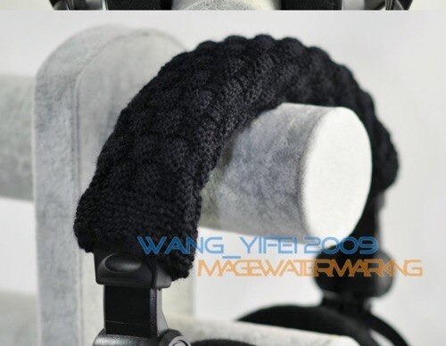 Pure Wool Headband Cushion Top Head Band Pads For Hifiman HE6 HE4 HE500 HE300 HE400 HE5LE Over Ear Headphone: black